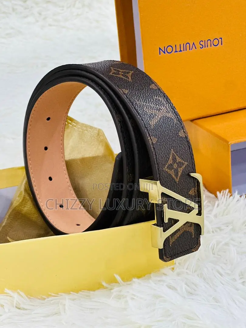 Louis Vuitton Quality Luxury Men Genuine Leather Belt