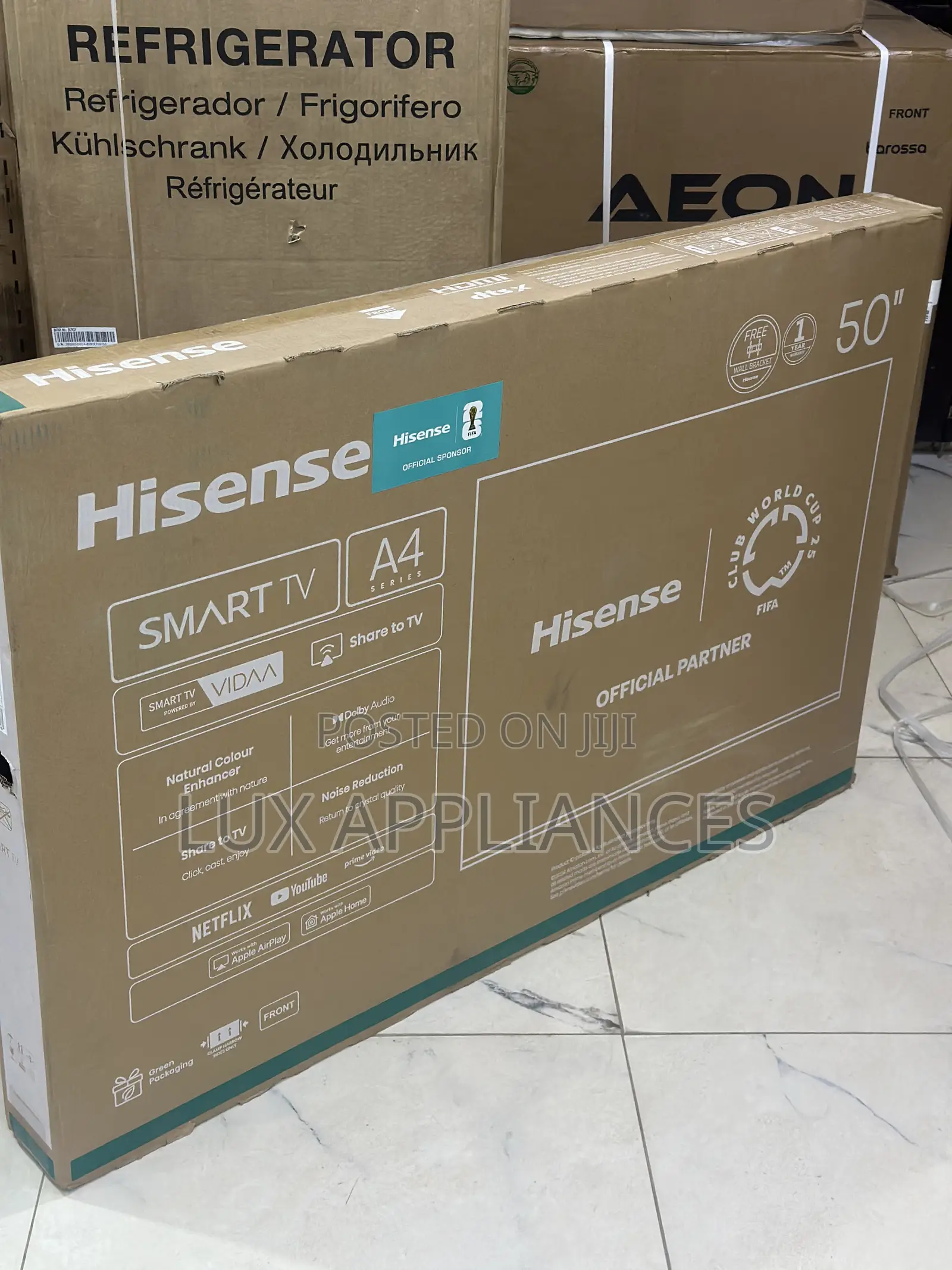 Super Bright Hisense 50" Smart Screen