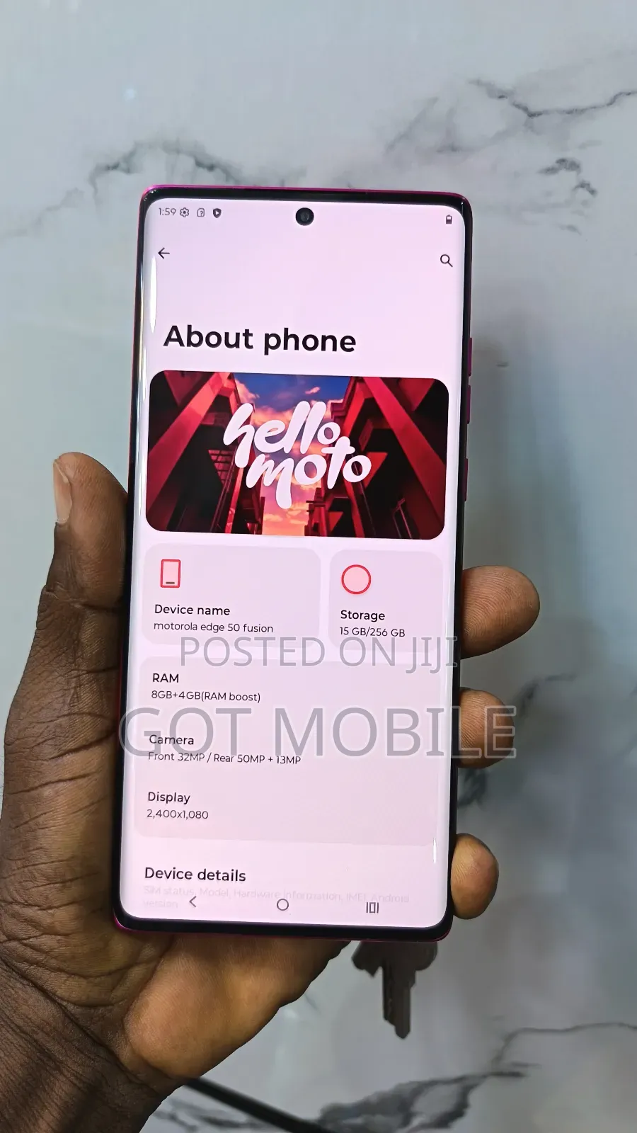 Motorola Edge 50 Fusion 256 GB