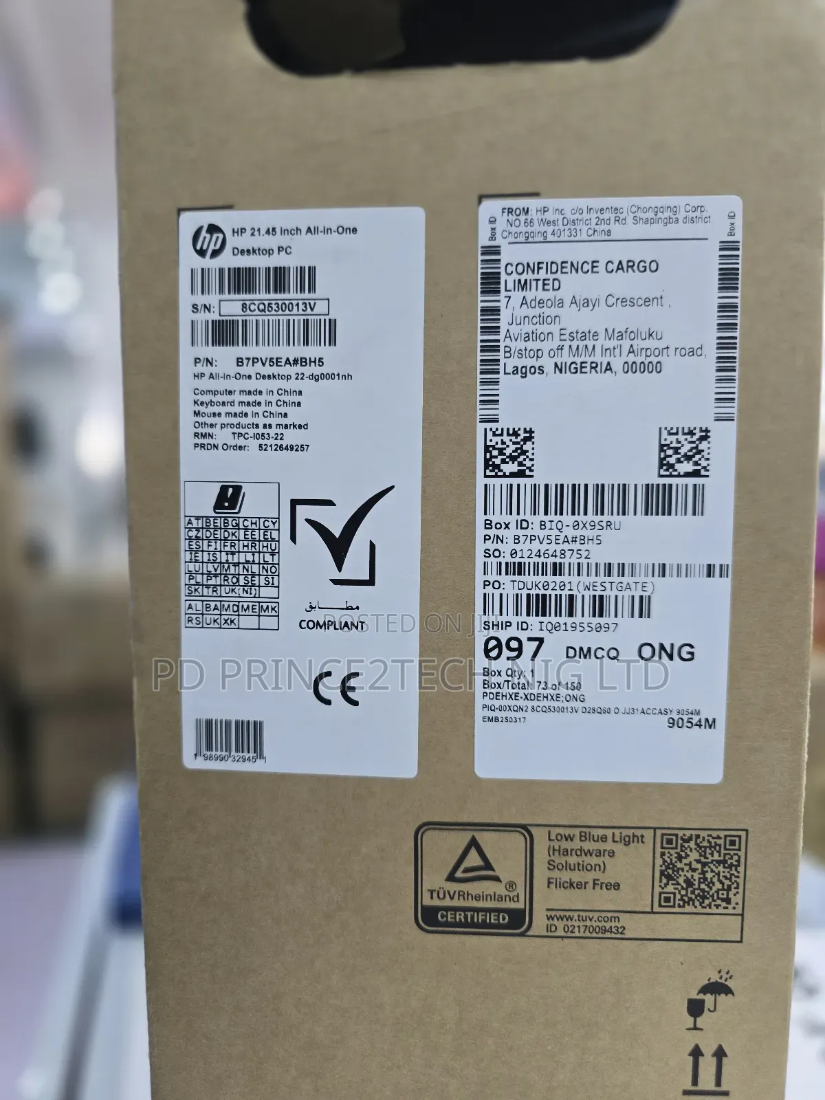New Desktop Computer HP AiO 22 8GB Intel Core i3 SSD 512GB