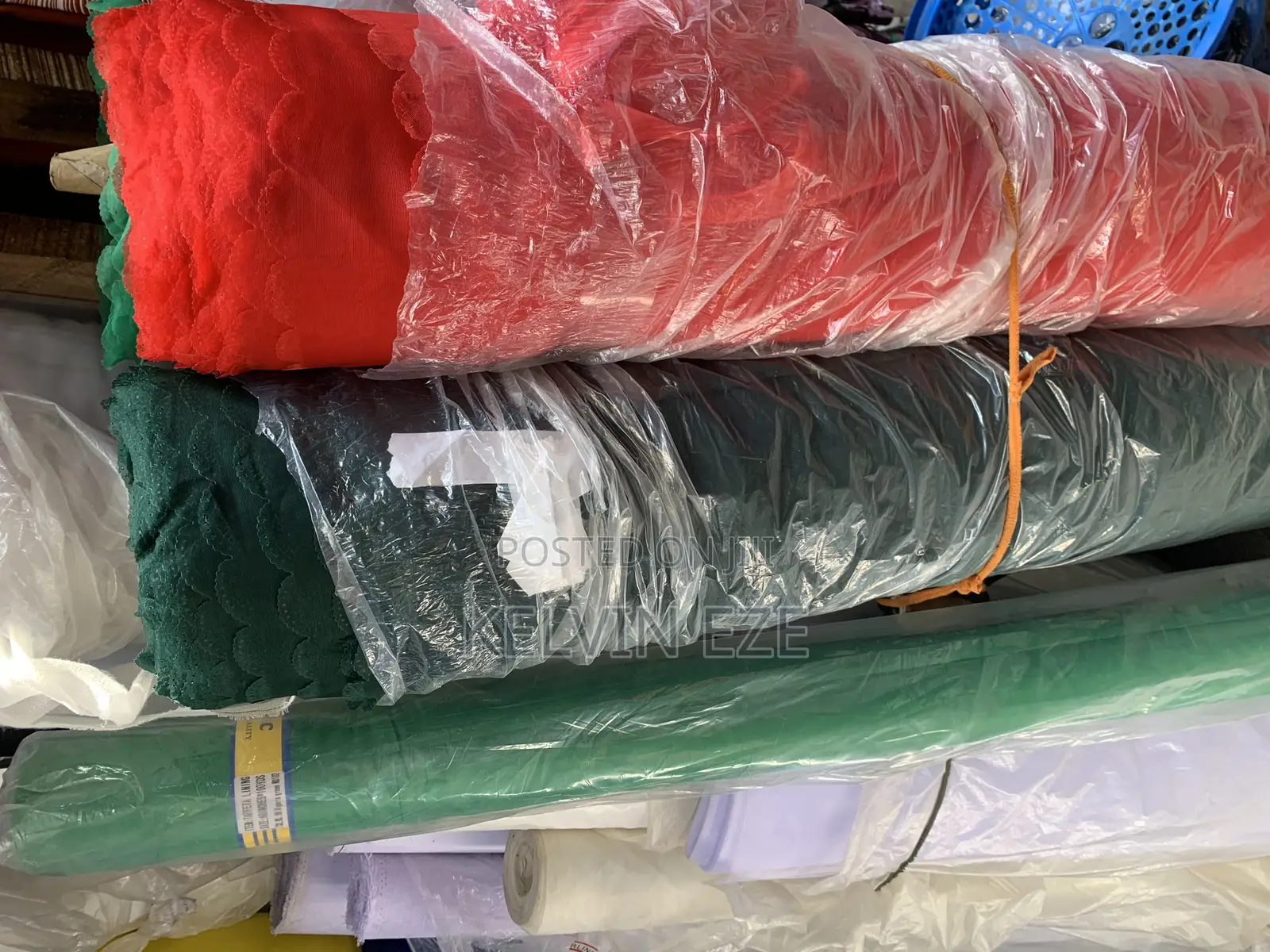 Sheer Beauty Red Color Voile Fabric for Decoration