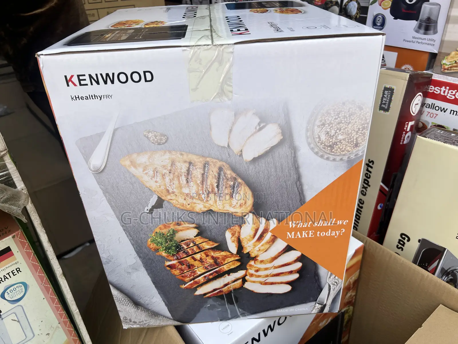 Kenwood 15l 1400w Oil-Free Digital Large Air Fryer LCD Digital - Black
