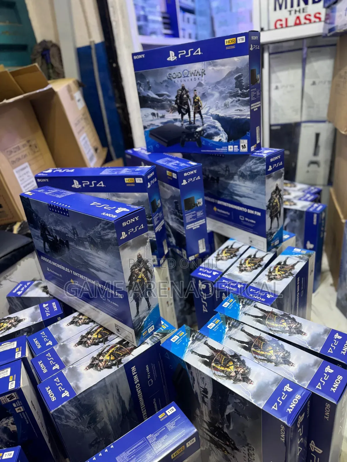 Brand New Ps4 Slim – God of War + Accessories