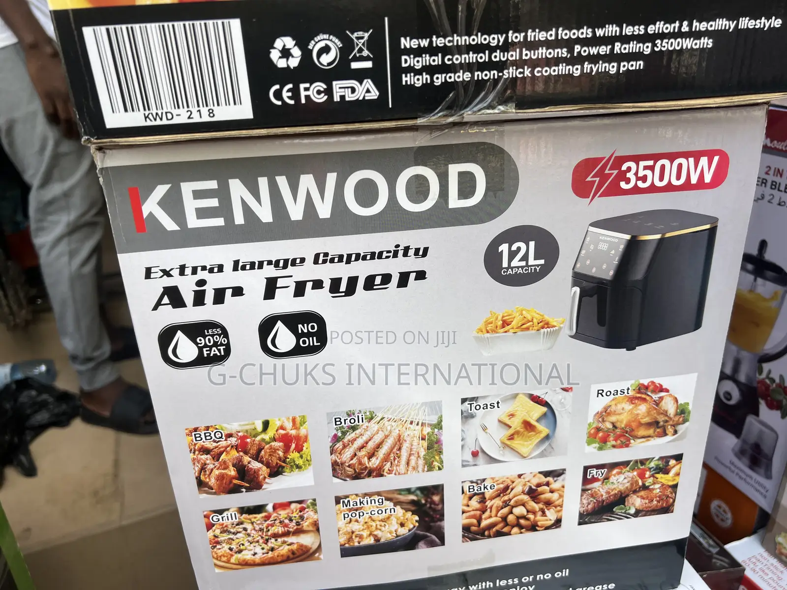 Kenwood 12l Extra Large Capacity Digital Air Fryer. Premium Product