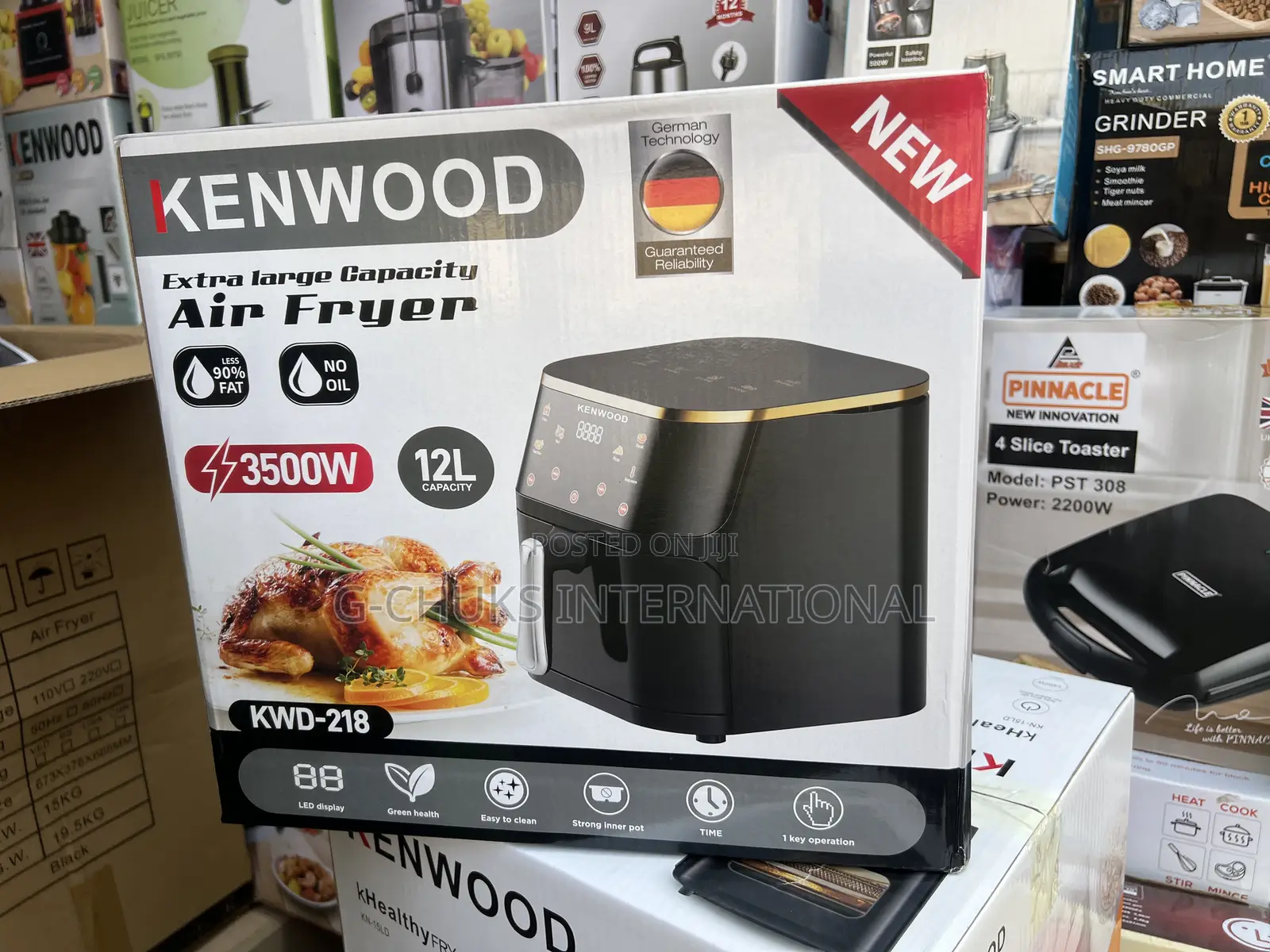 Kenwood 12l Extra Large Capacity Digital Air Fryer. Premium Product
