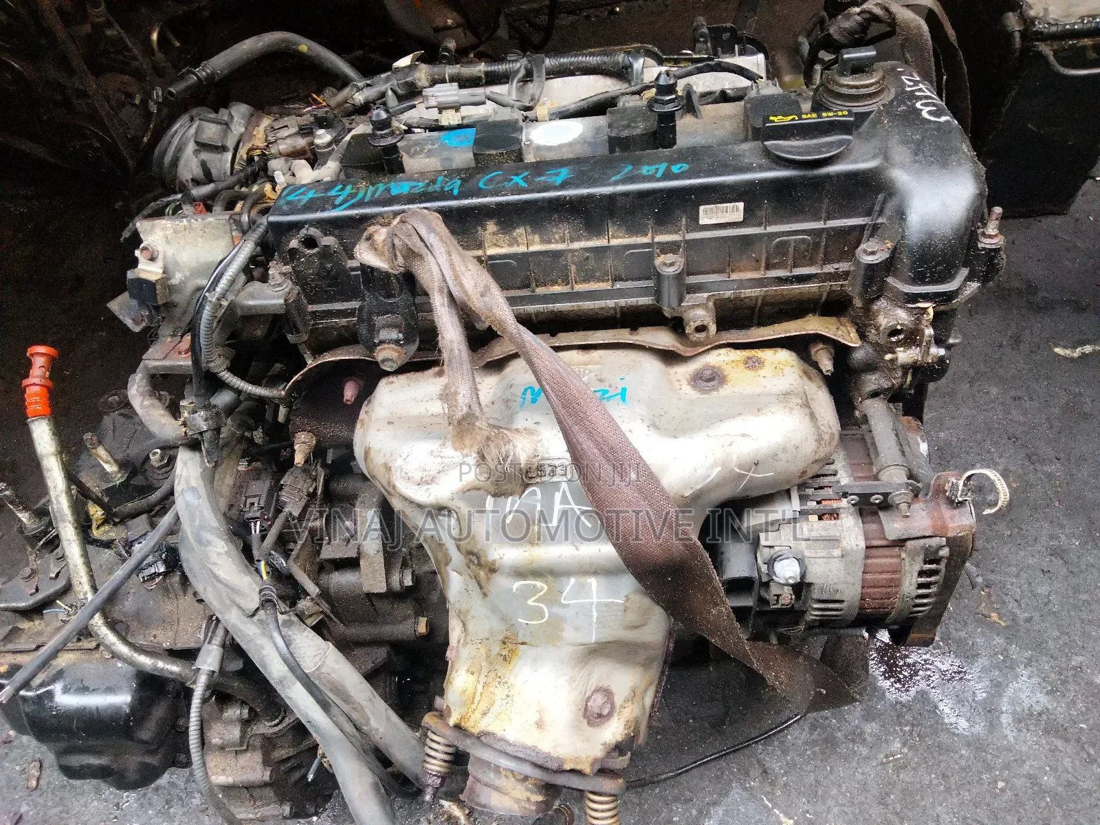 Complete Engine and Transmission Mazda Cx-7 Turbo Less 2012