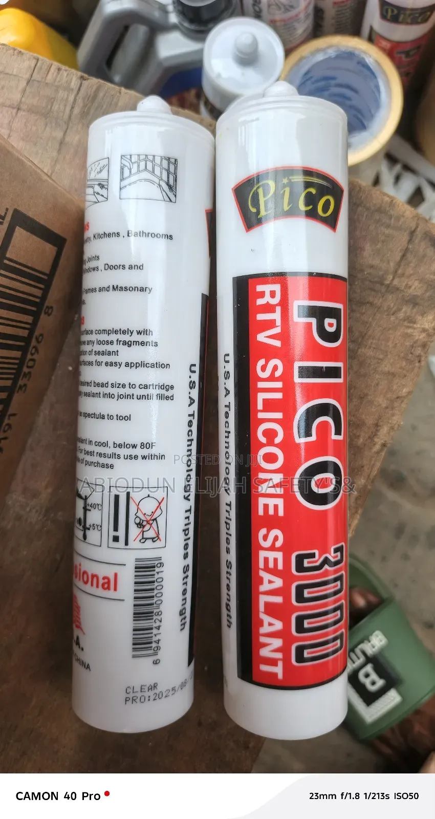 Original Quality Silicone Sealant (Pico Brand)
