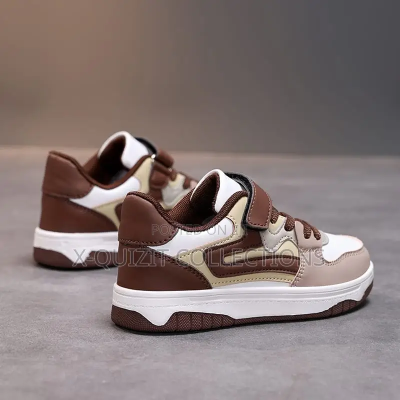 Kids Retro Color-Block Sneakers (34-40)