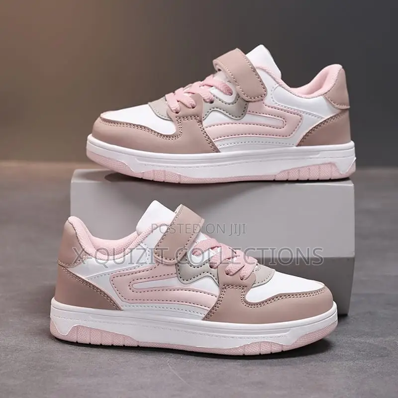 Kids Retro Color-Block Sneakers (34-40)