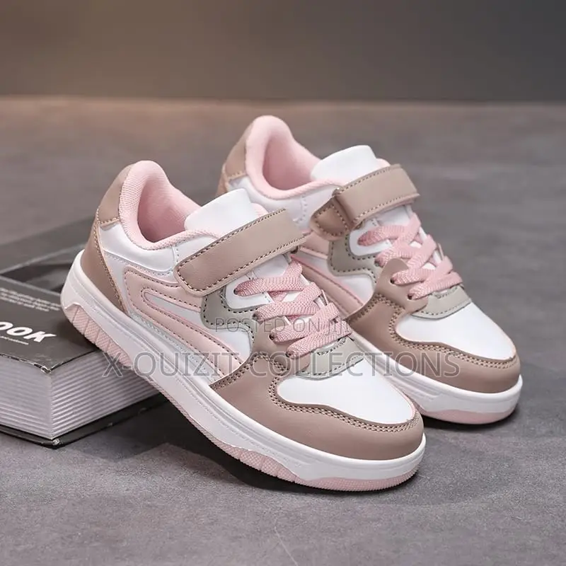 Kids Retro Color-Block Sneakers (34-40)
