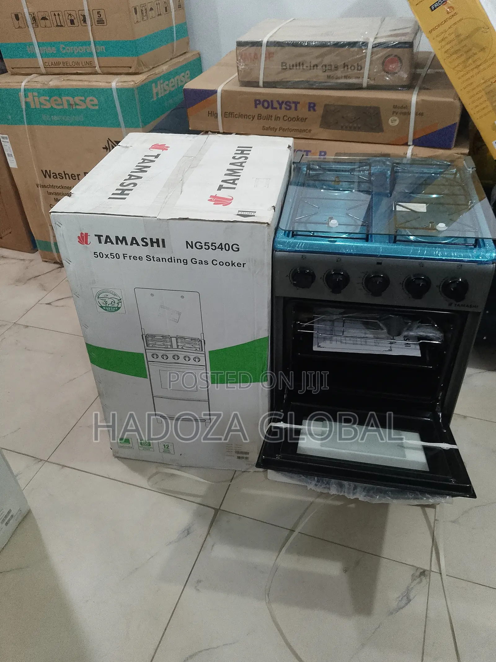 Tamashi Ng5540g Four-gas Cooker Setup