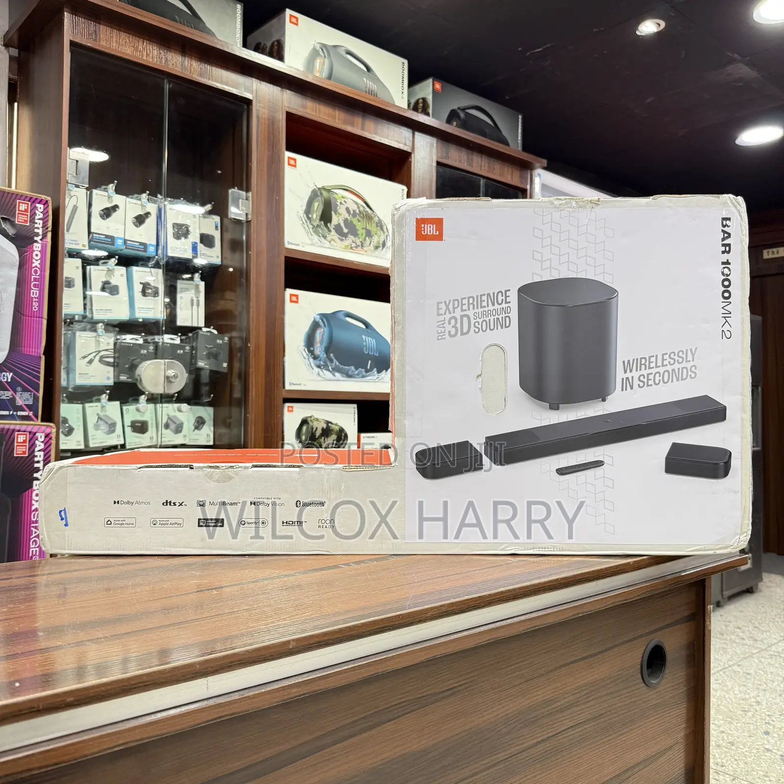 JBL Soundbar 1000mk2 2025 With 7.1.4‐Channel and 960watts Bluetooth