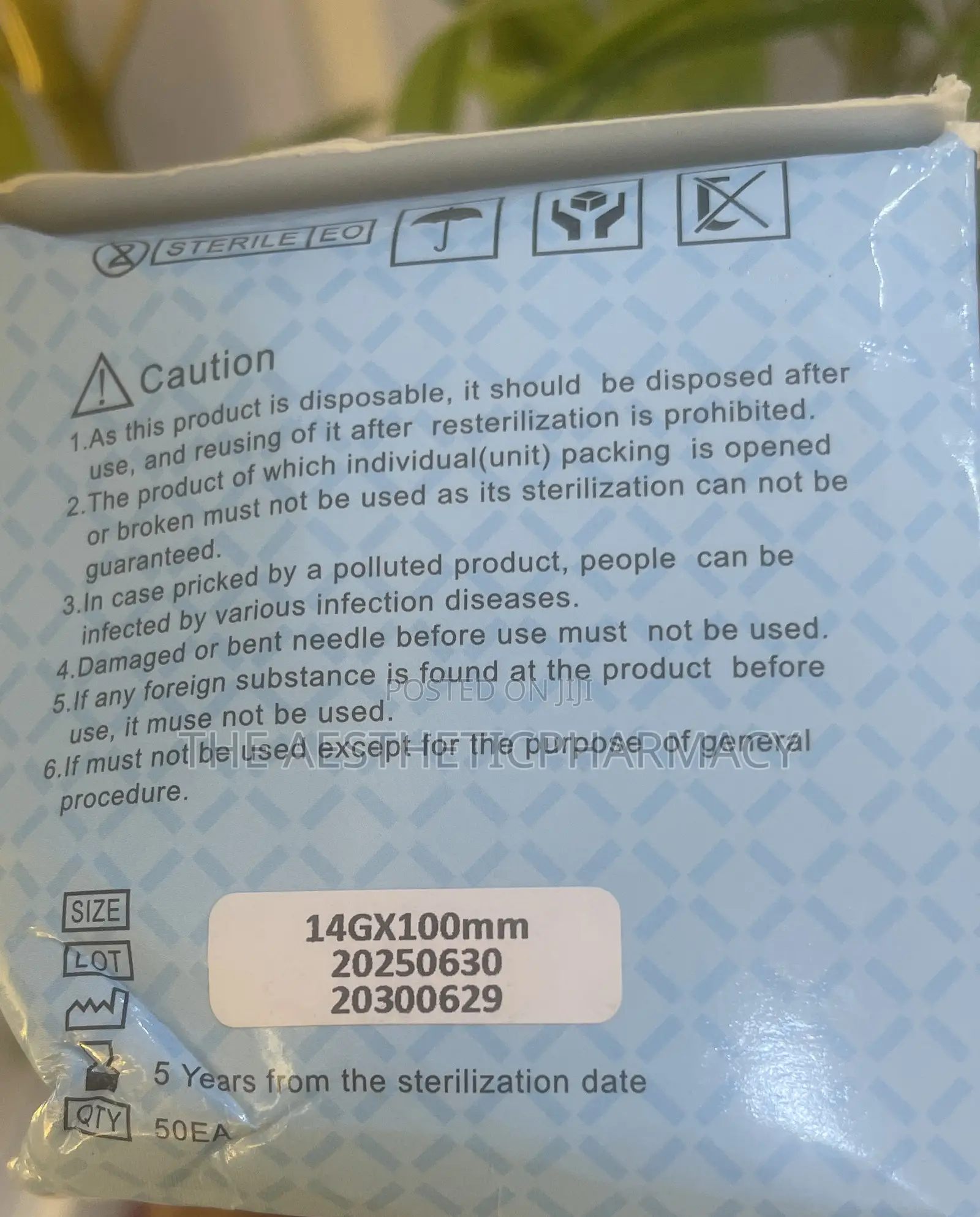 Cannula 14gx100mm