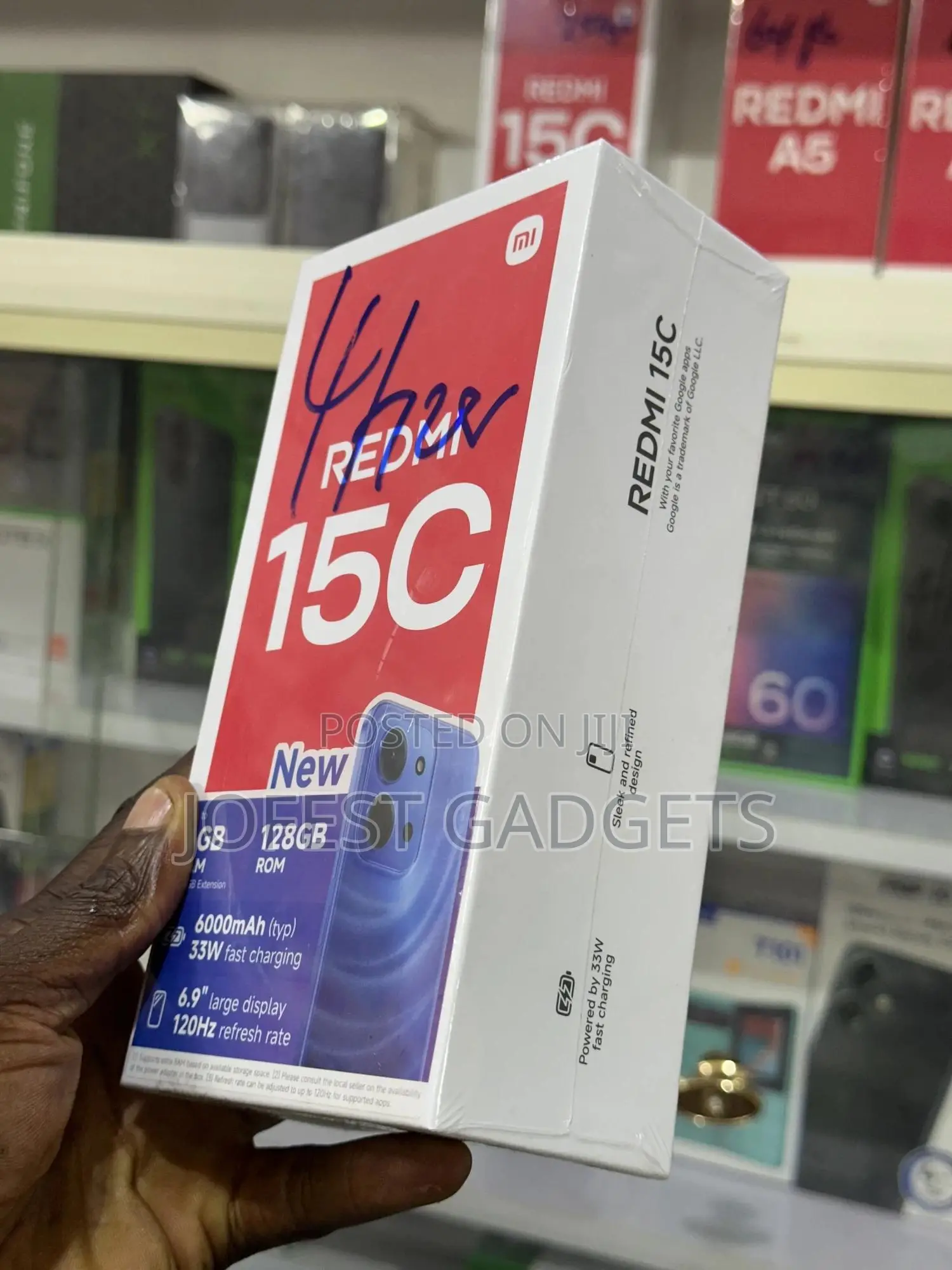 New Xiaomi Redmi 15C 4G 128 GB Blue
