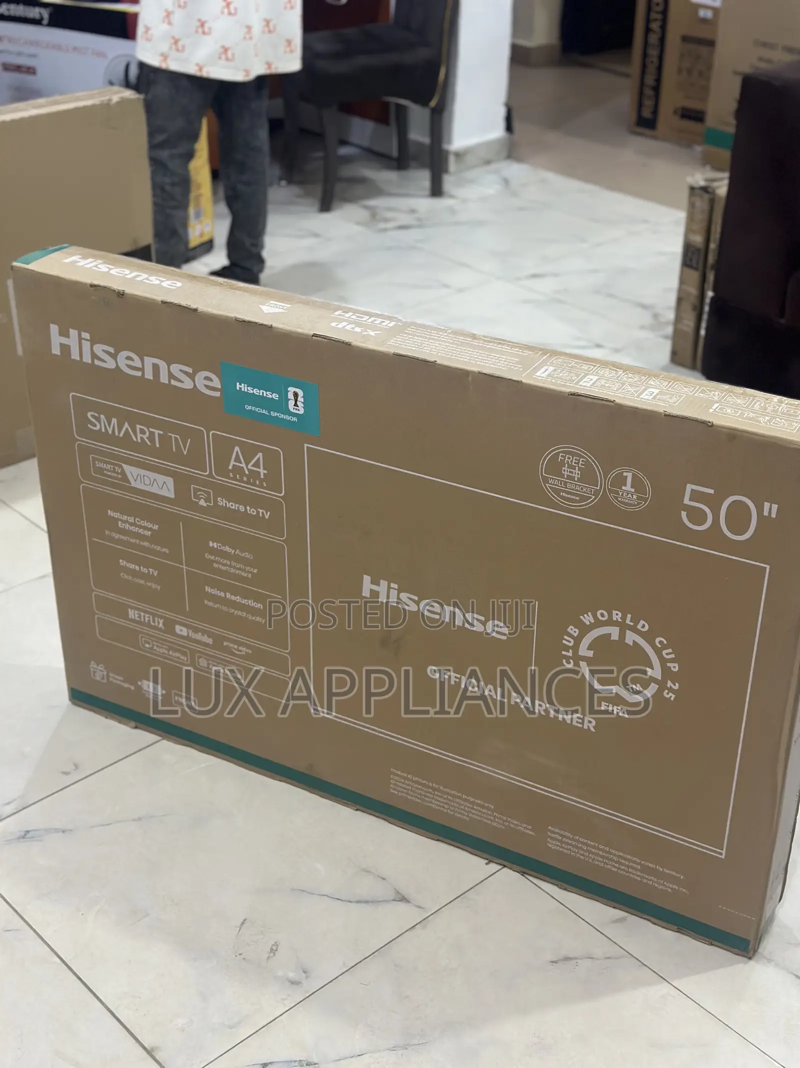 Sharp Display Hisense 50-Inch Smart Led