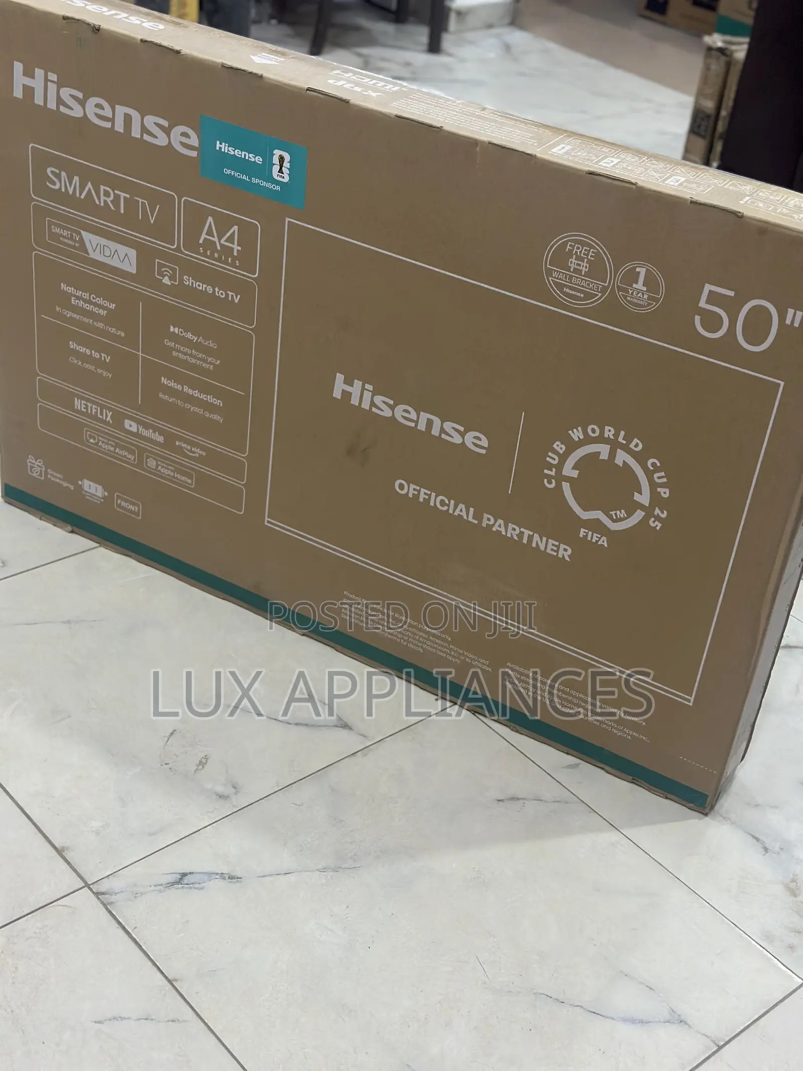 Immersive Hisense 50" Smart Television
