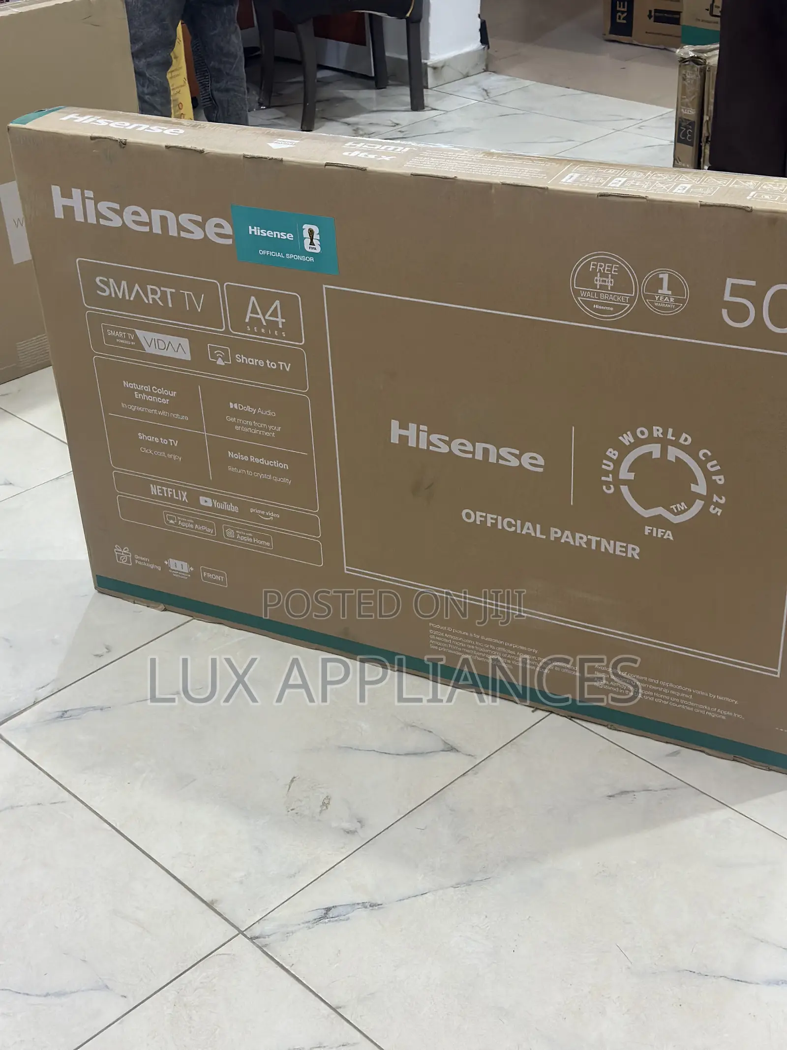 Immersive Hisense 50" Smart Television