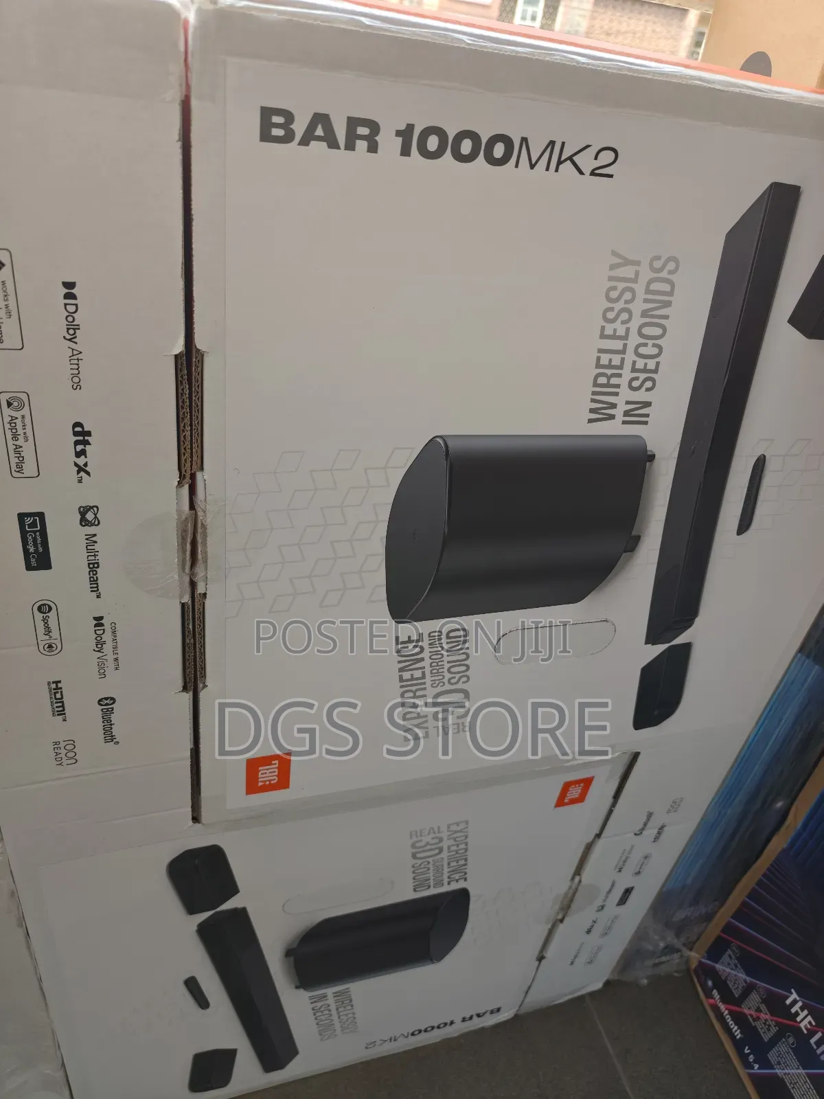 JBL Bar 1000mk2 7.1.4 Channel Bluetooth Speaker