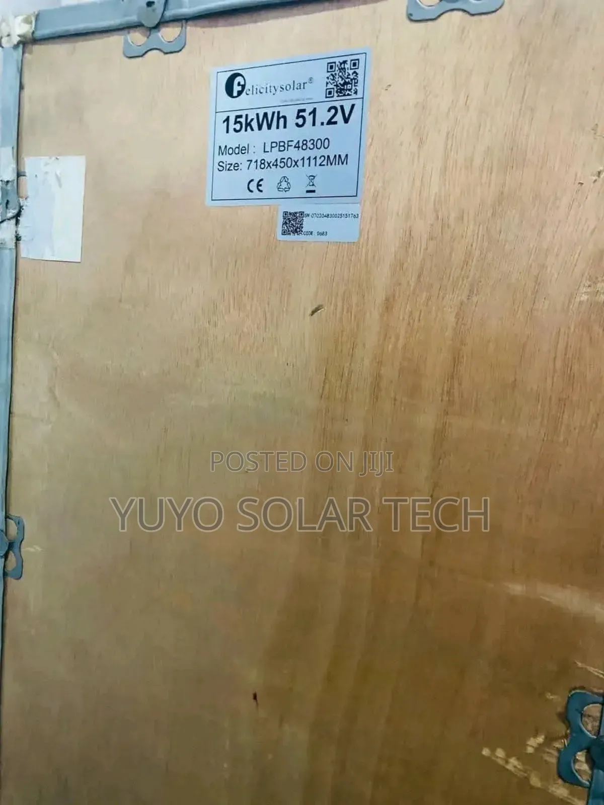 Felicity 15 KWH 48v Lithium Ion Battery