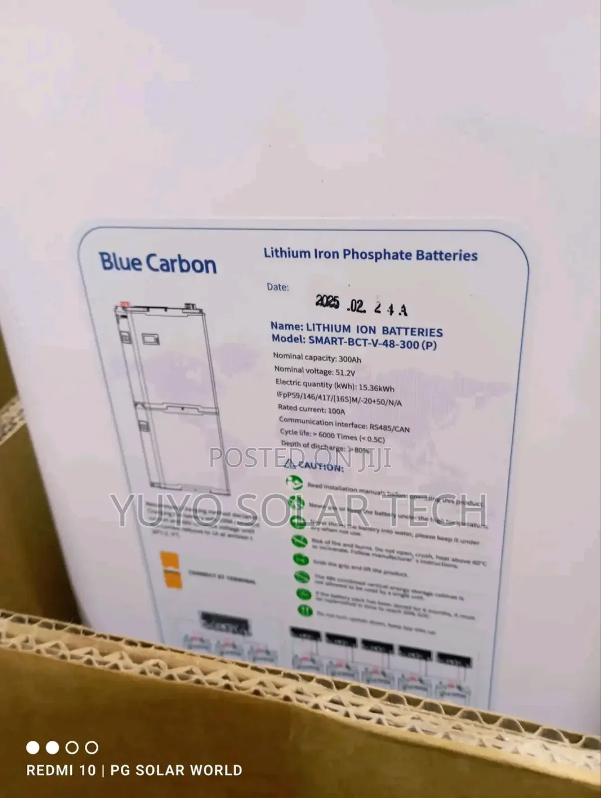 Blue Carbon 15kwh 48v Smart Lithium Batteries
