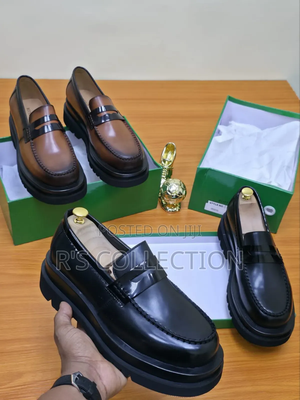 High Quality Bottiga Veneta Men Double Sole Shoe