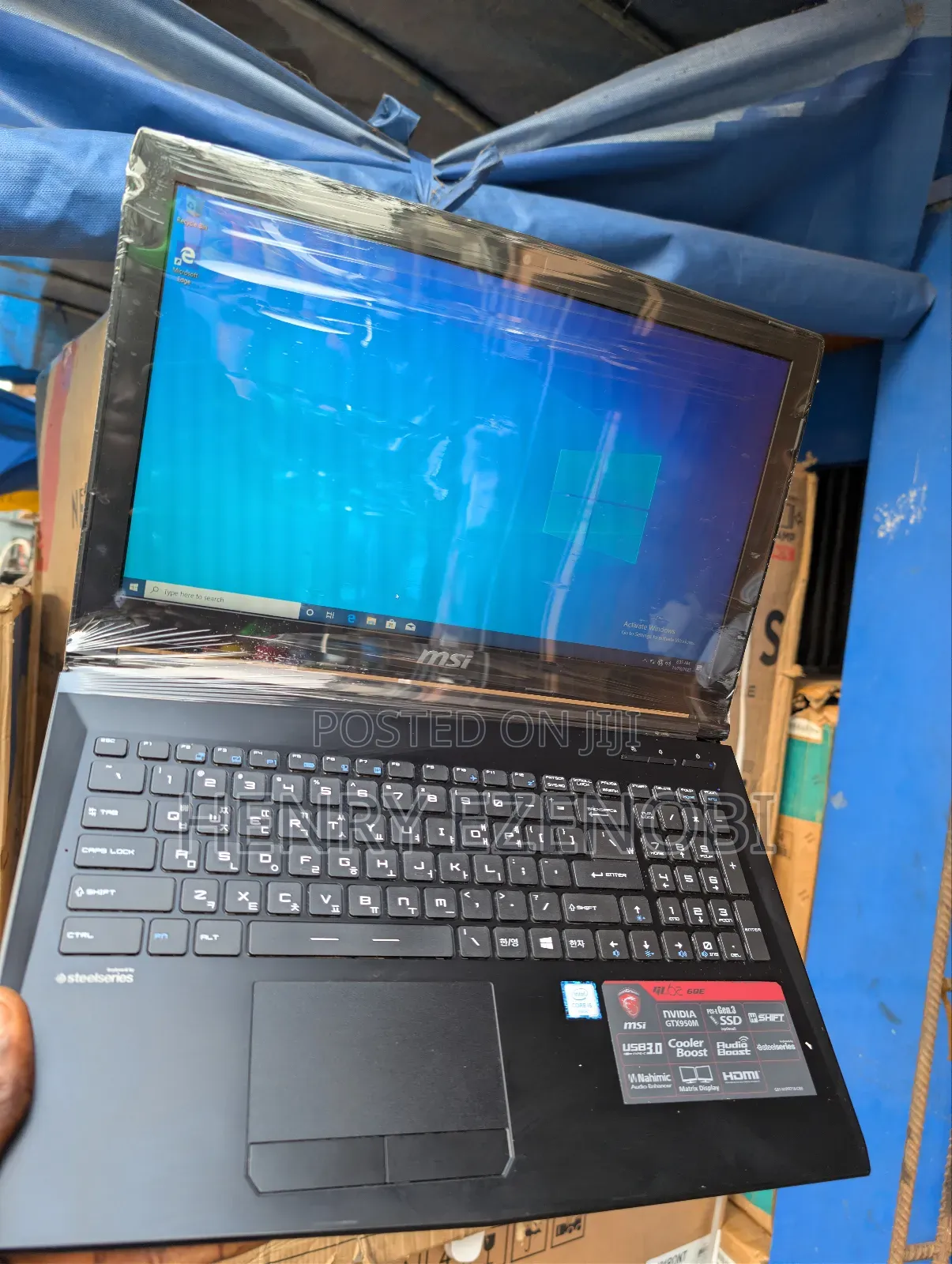 Laptop MSI GL62M 7RC 8GB Intel Core I5 HDD+SSD 1T