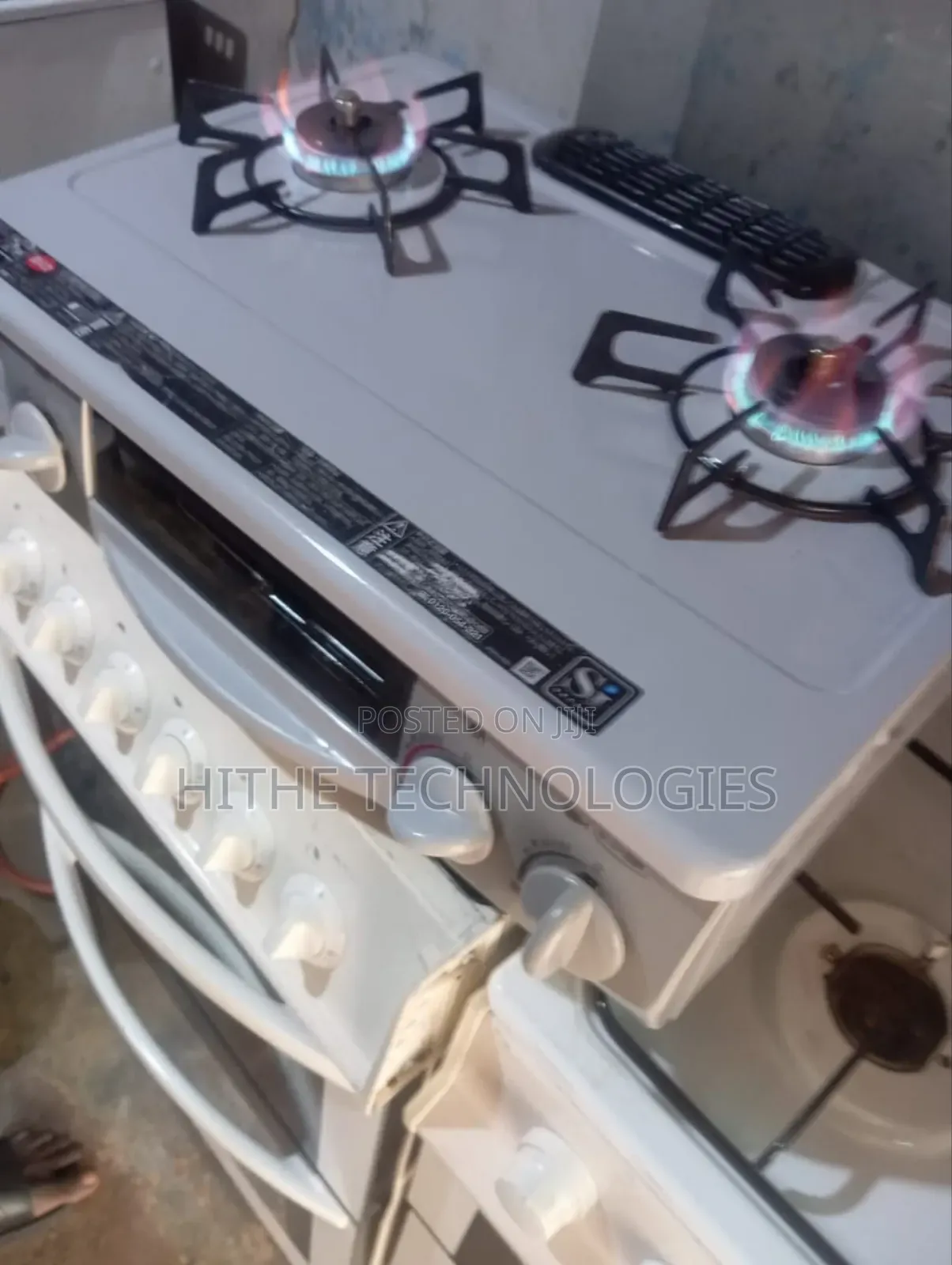 2 Burner Tokunbo Table Gas Cooker With Mini Oven