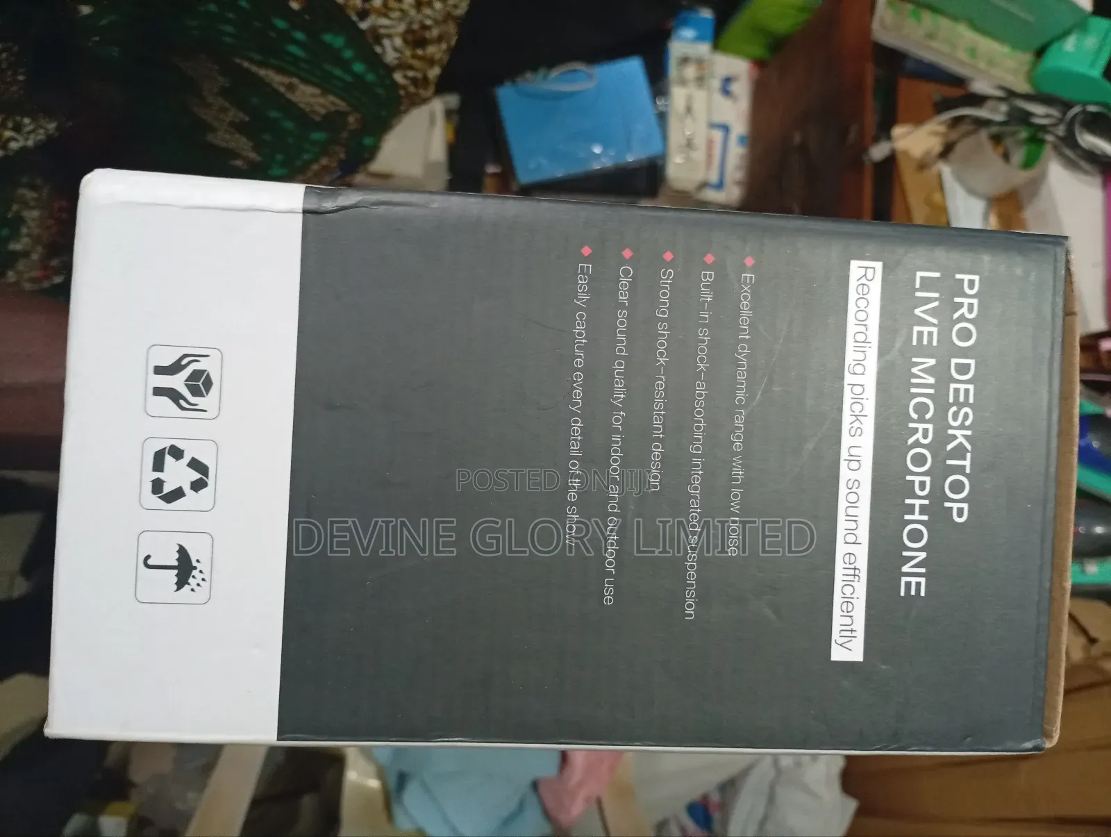Aoliget Usb Condenser Microphone – RGB Gaming Streaming Mic