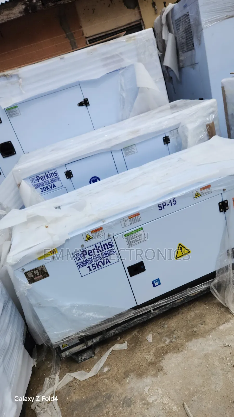 Sp15kva And Sp30kva Brand New Perkins Diesel Soundproof Gen 2years Wty