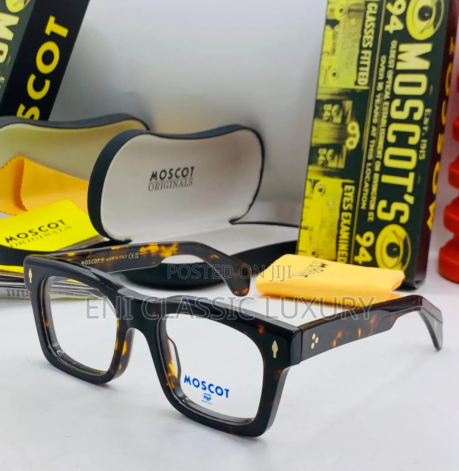 Original Luxury Eyewear Collection Moscot Well Banded Package