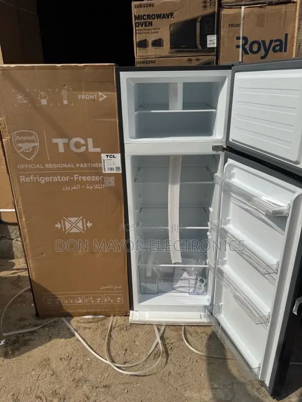 Tcl 270liters Top Mount Double Door Refrigerator F27t