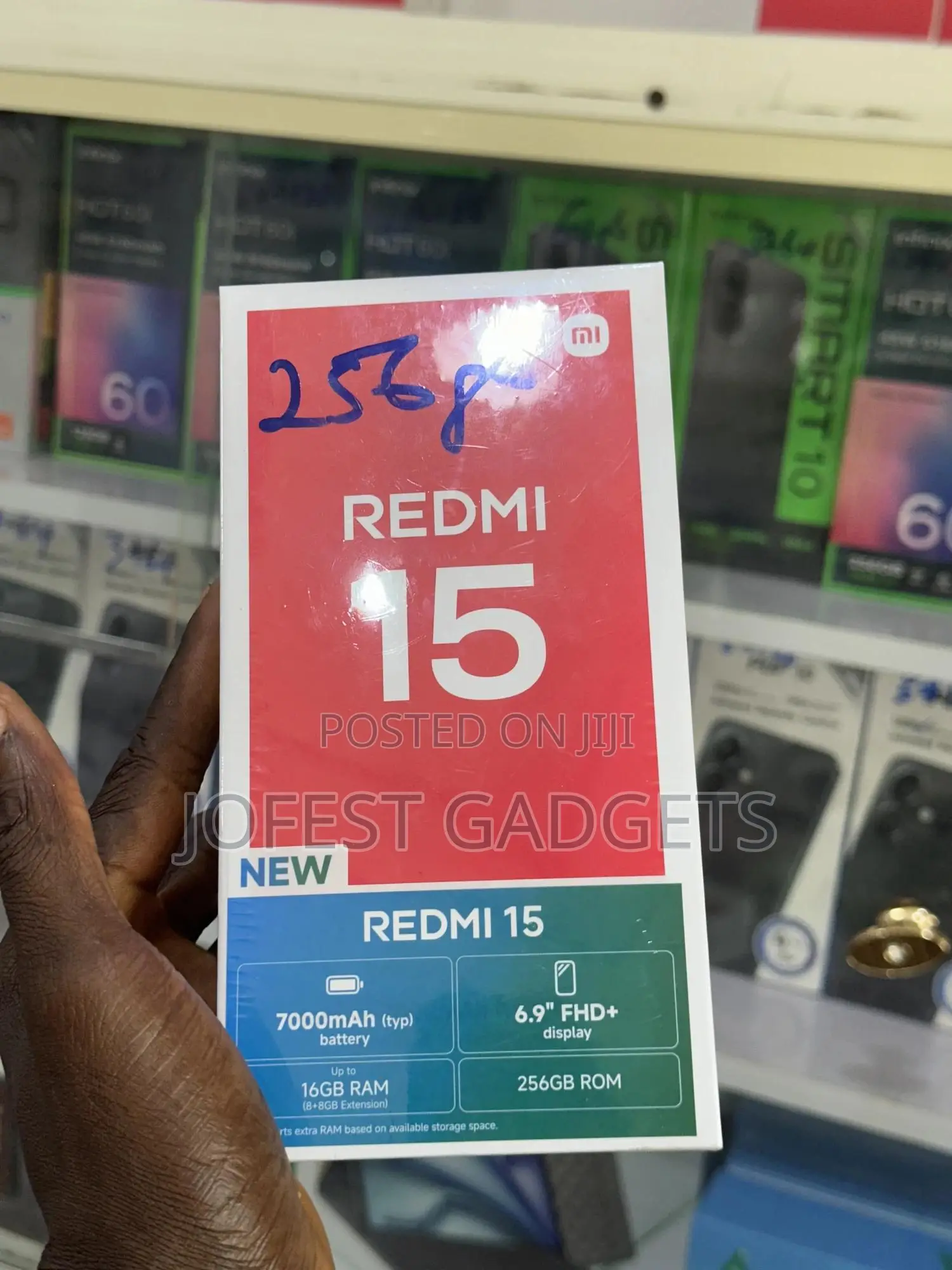 New Xiaomi Redmi 15 256 GB Black