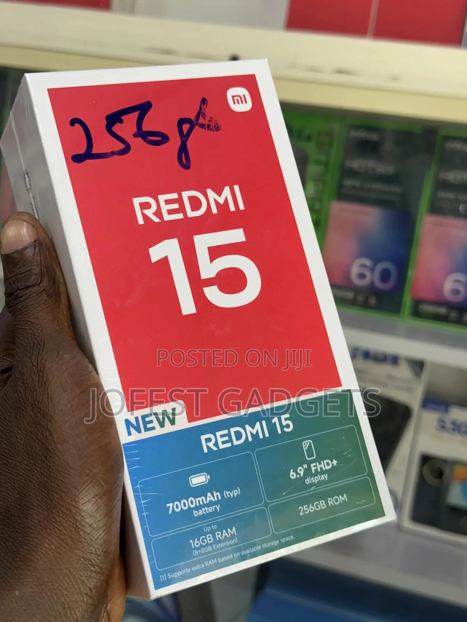 New Xiaomi Redmi 15 256 GB Black