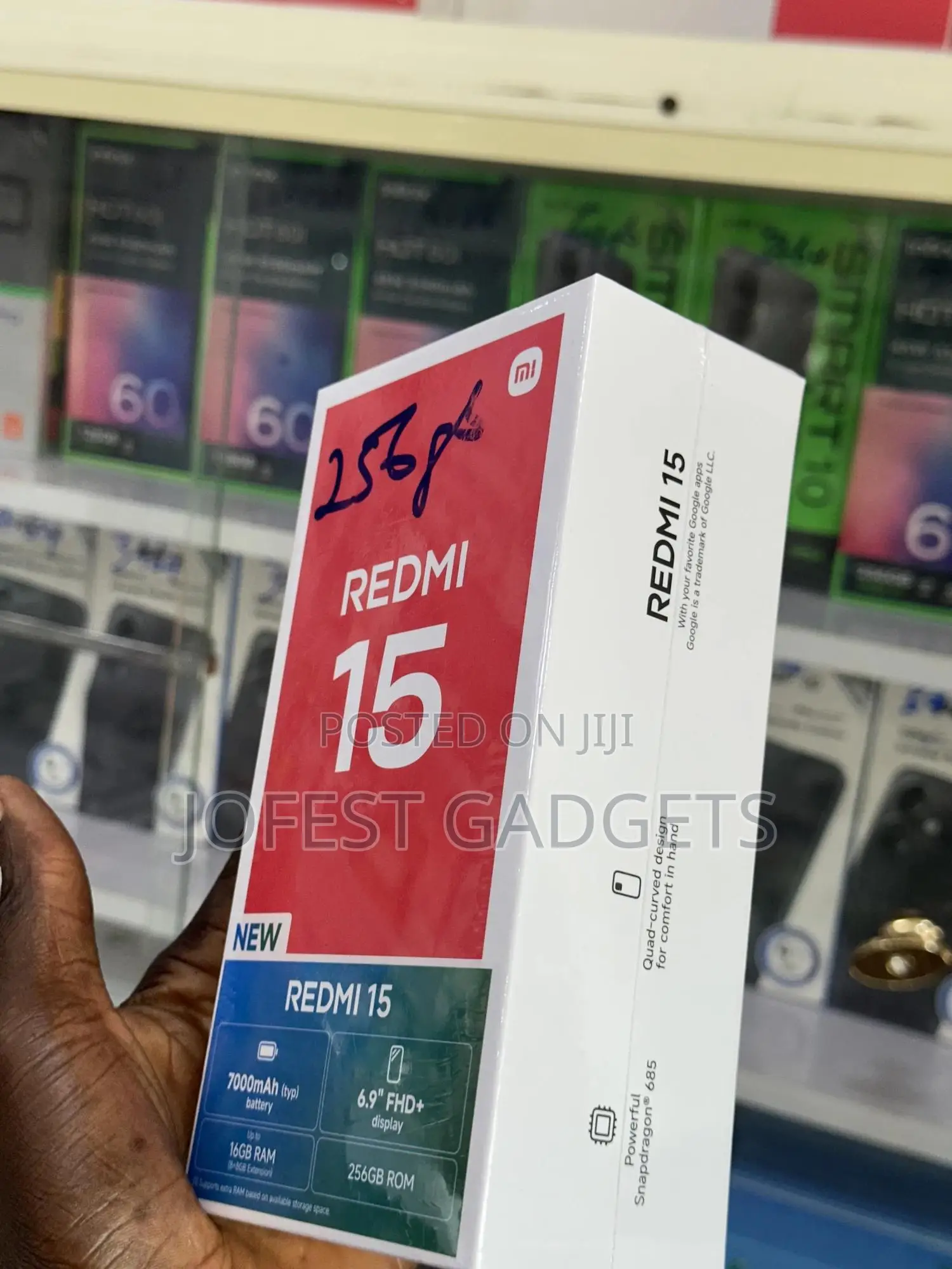 New Xiaomi Redmi 15 256 GB Black