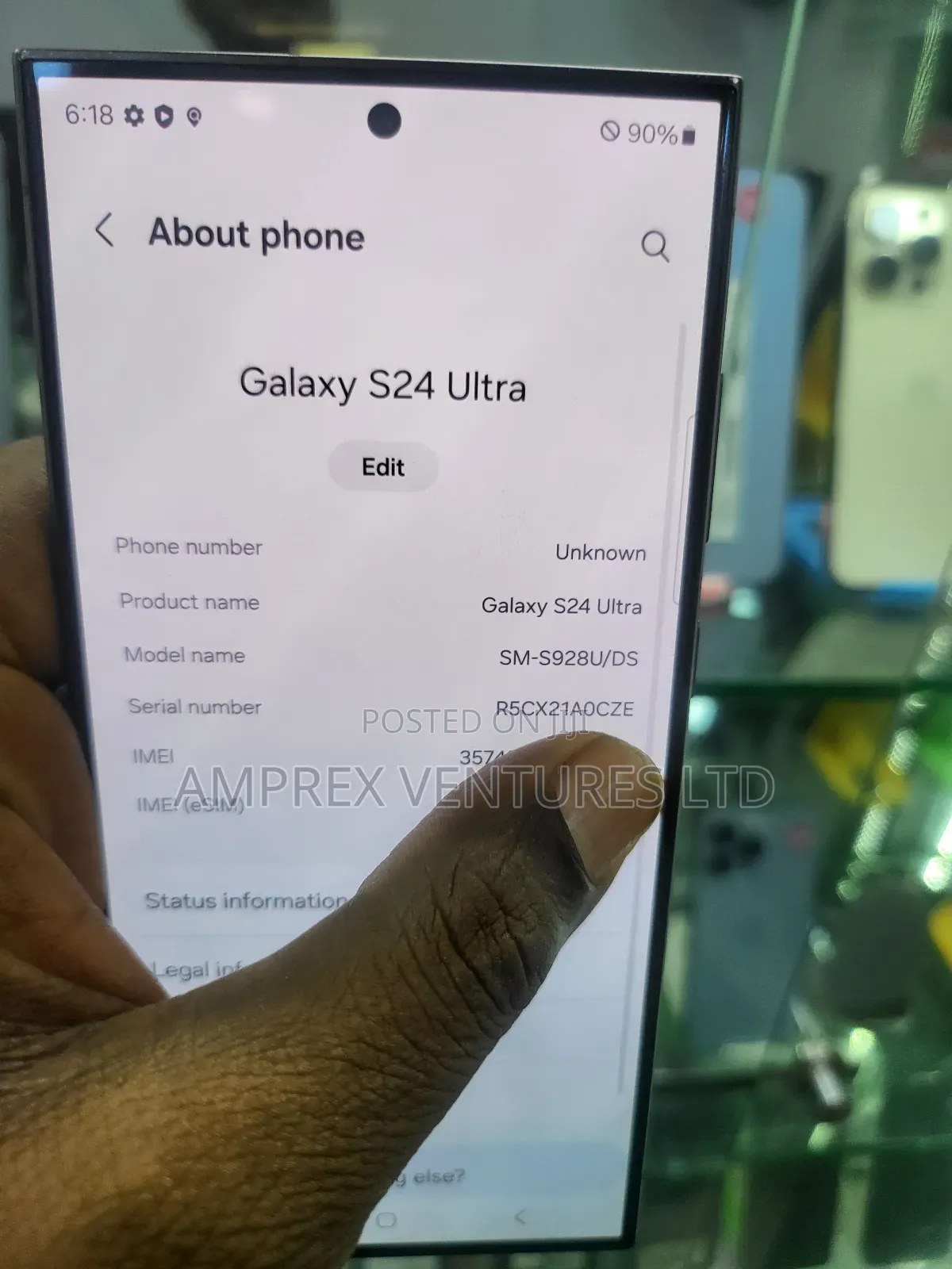 Samsung Galaxy S24 Ultra 256 GB Gray