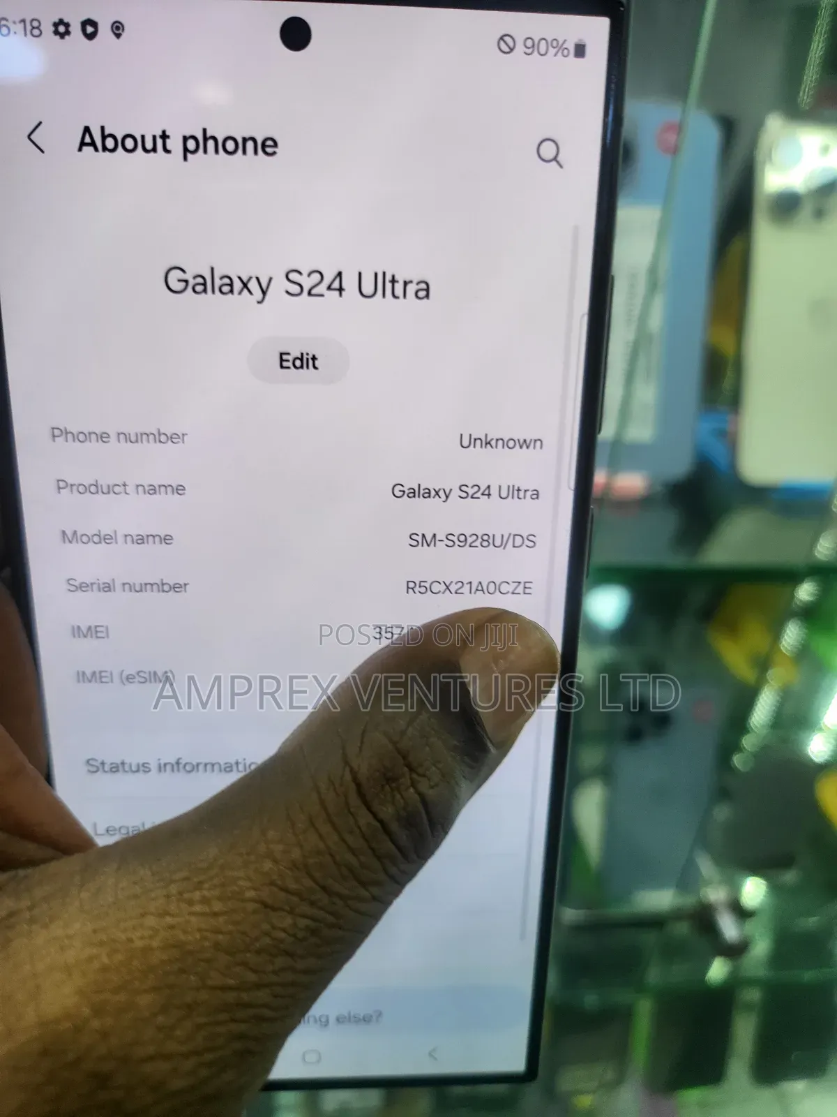Samsung Galaxy S24 Ultra 256 GB Gray