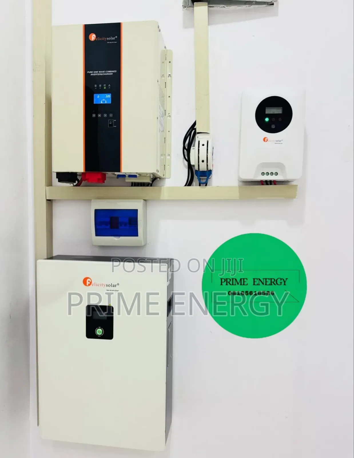 Full Setup Of 5kva Inverter/ 10kwh Battery Back 6kwp Solar Array