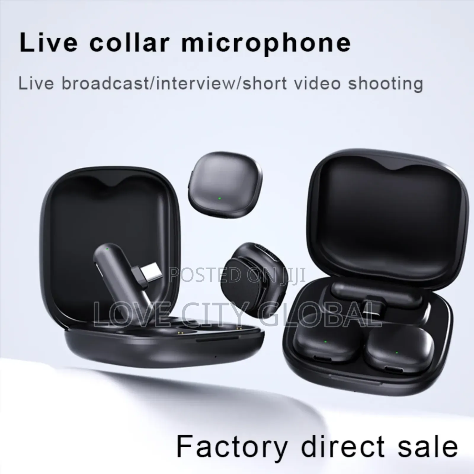 V36-2 Mini Ai Noise Cancelling 50m Microphone Magnetic Charging Case
