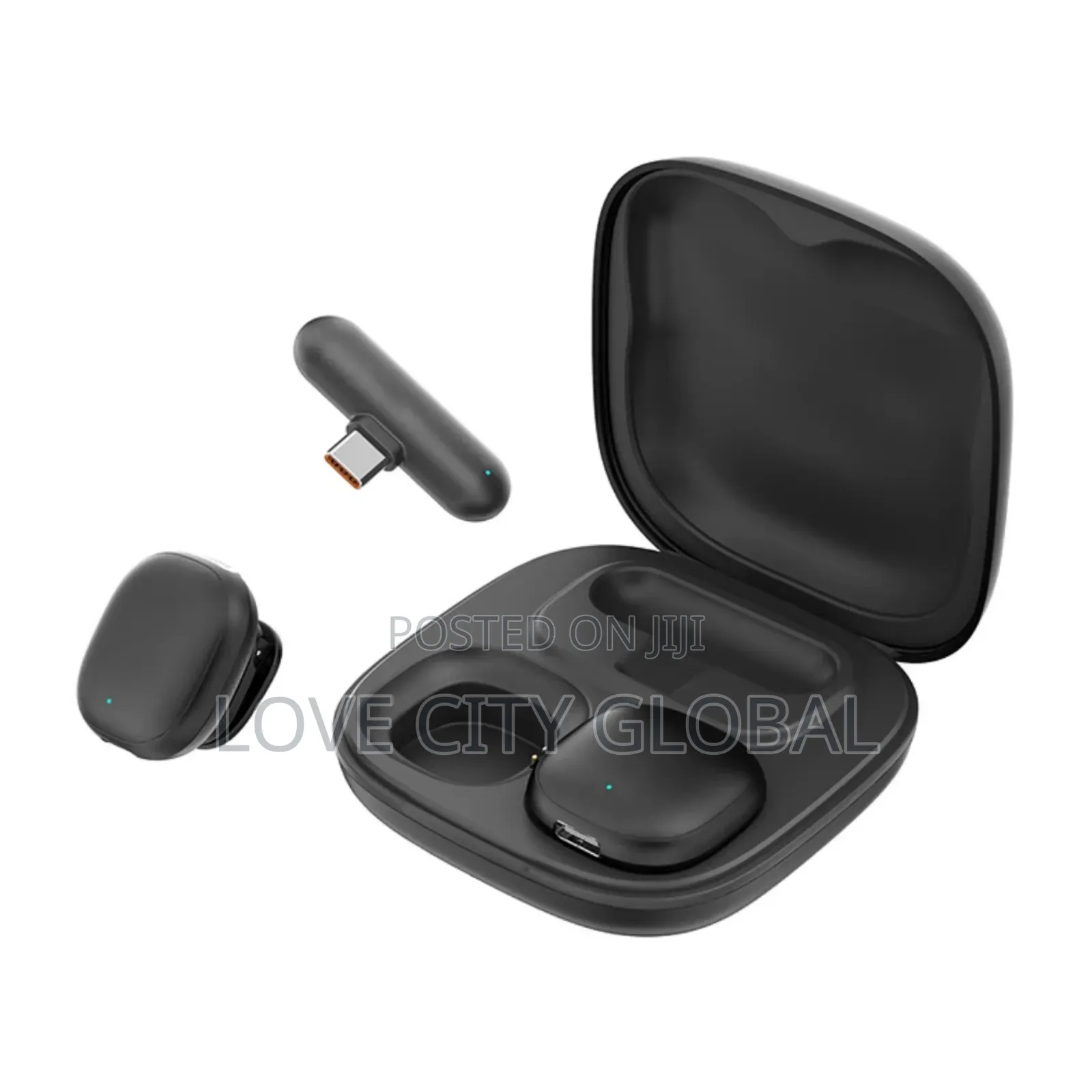 V36-2 Mini Ai Noise Cancelling 50m Microphone Magnetic Charging Case