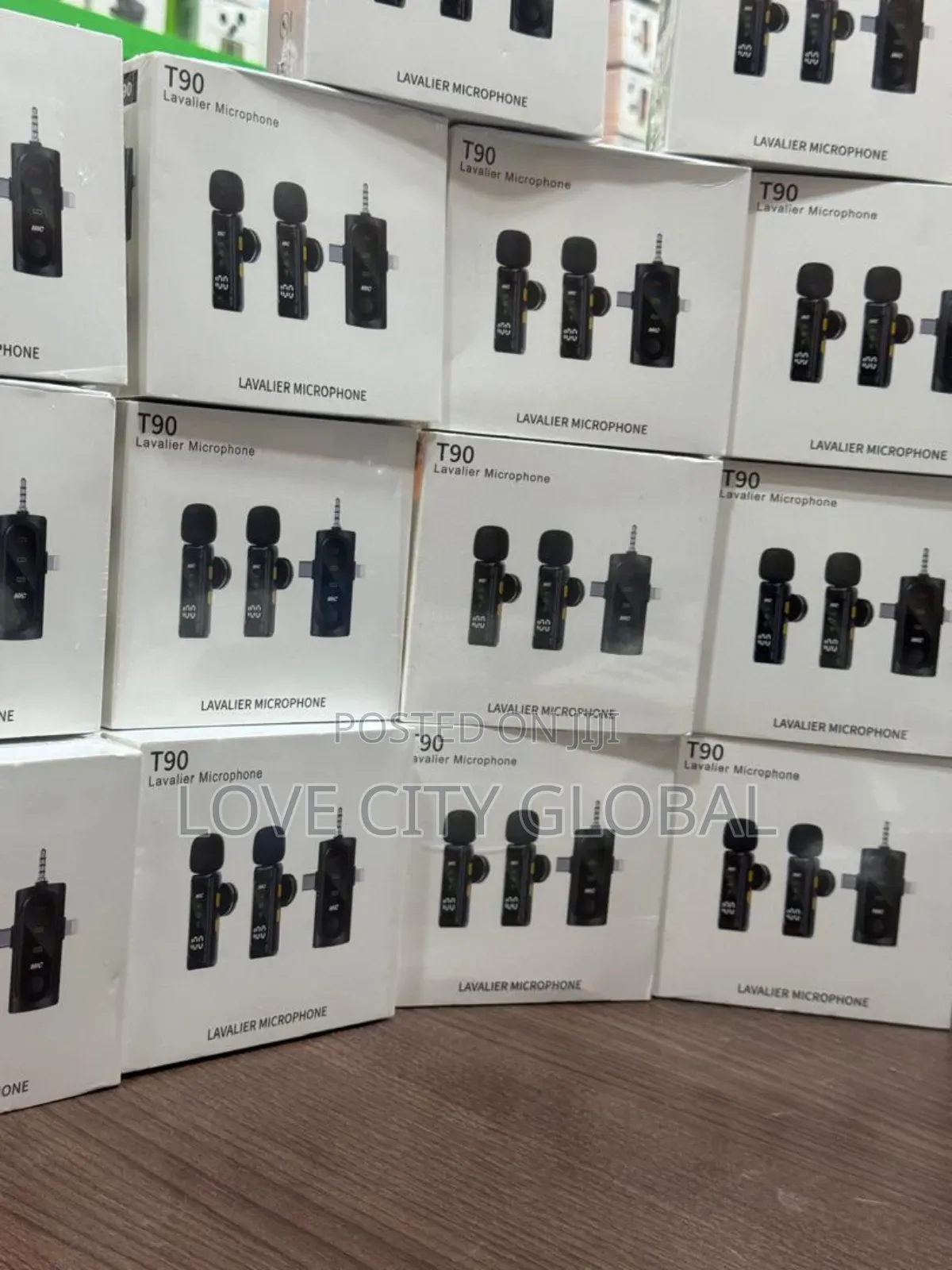 T90 Anc Clip-on Magnetic Buckle 3in1 Microphone Led Display All Device