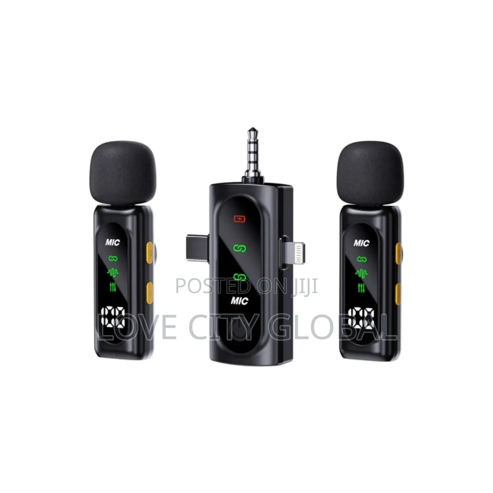 T90 Anc Clip-on Magnetic Buckle 3in1 Microphone Led Display All Device