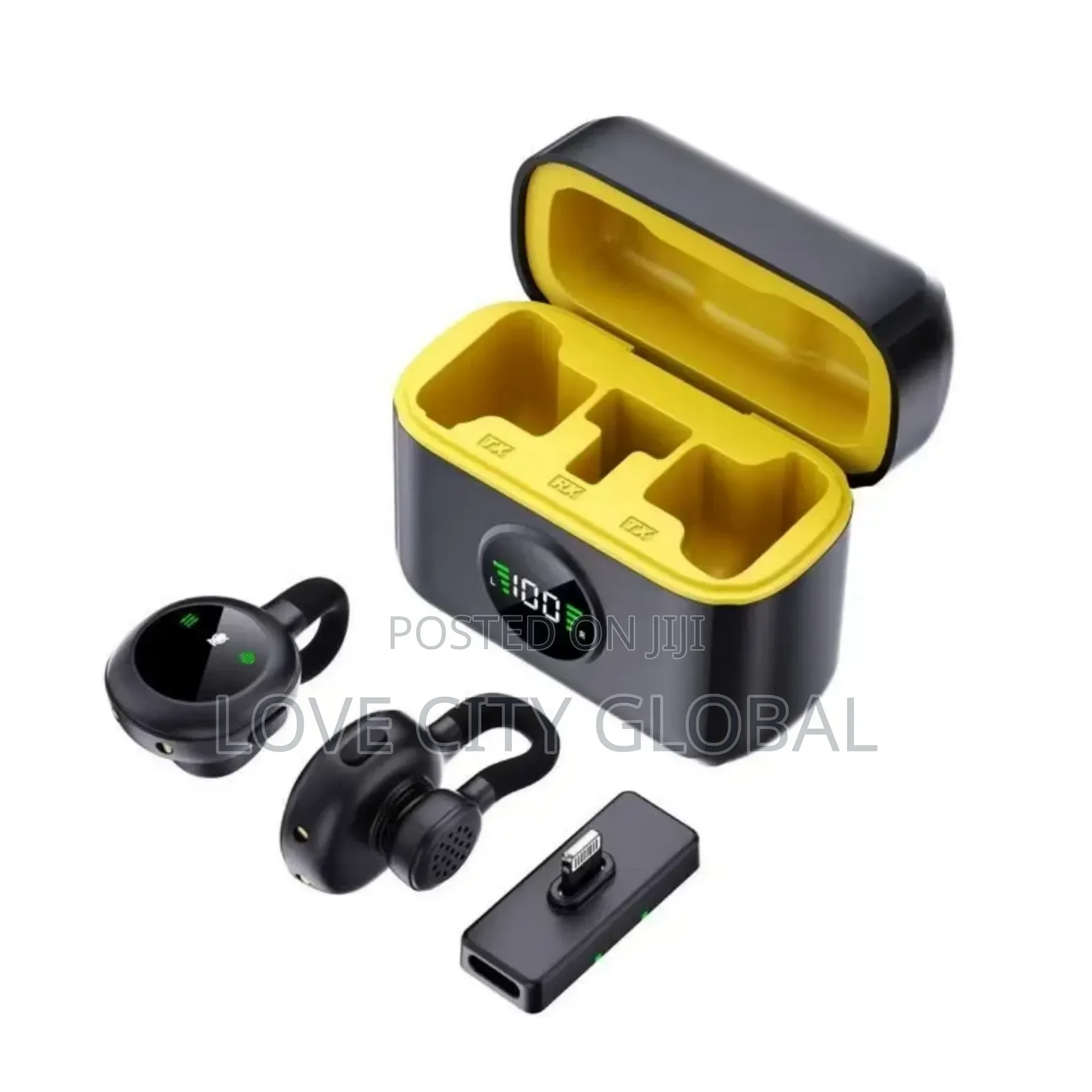 T50 Wireles Microphone Plug/Play Clip-on Magnetic Buckle Charge Case