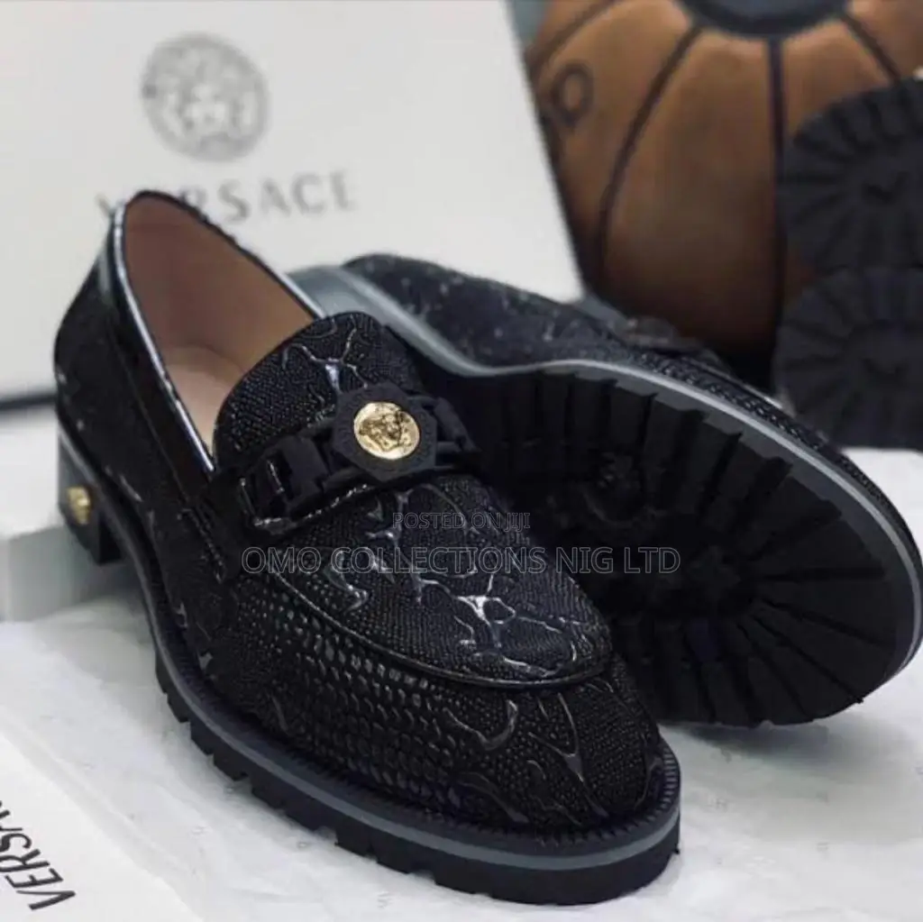 Luxury Black Men’S Leather Loafers – Premium Quality, Fully Boxed