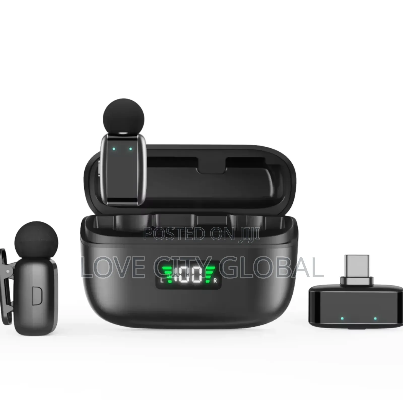 Mini Mic 6 Microphone Anc Plug Play Clip-on Buckle Lapel Mic Case