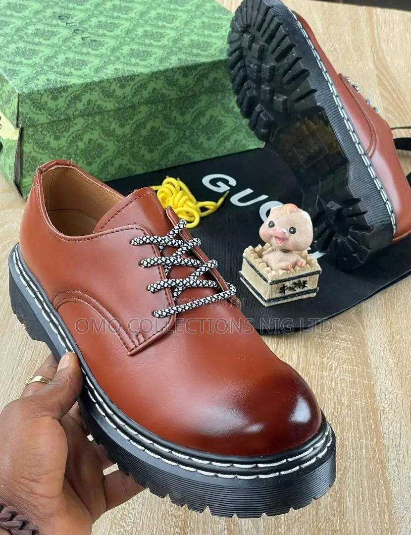 Luxury Gucci Leather Men’S Shoes – Fully Boxed