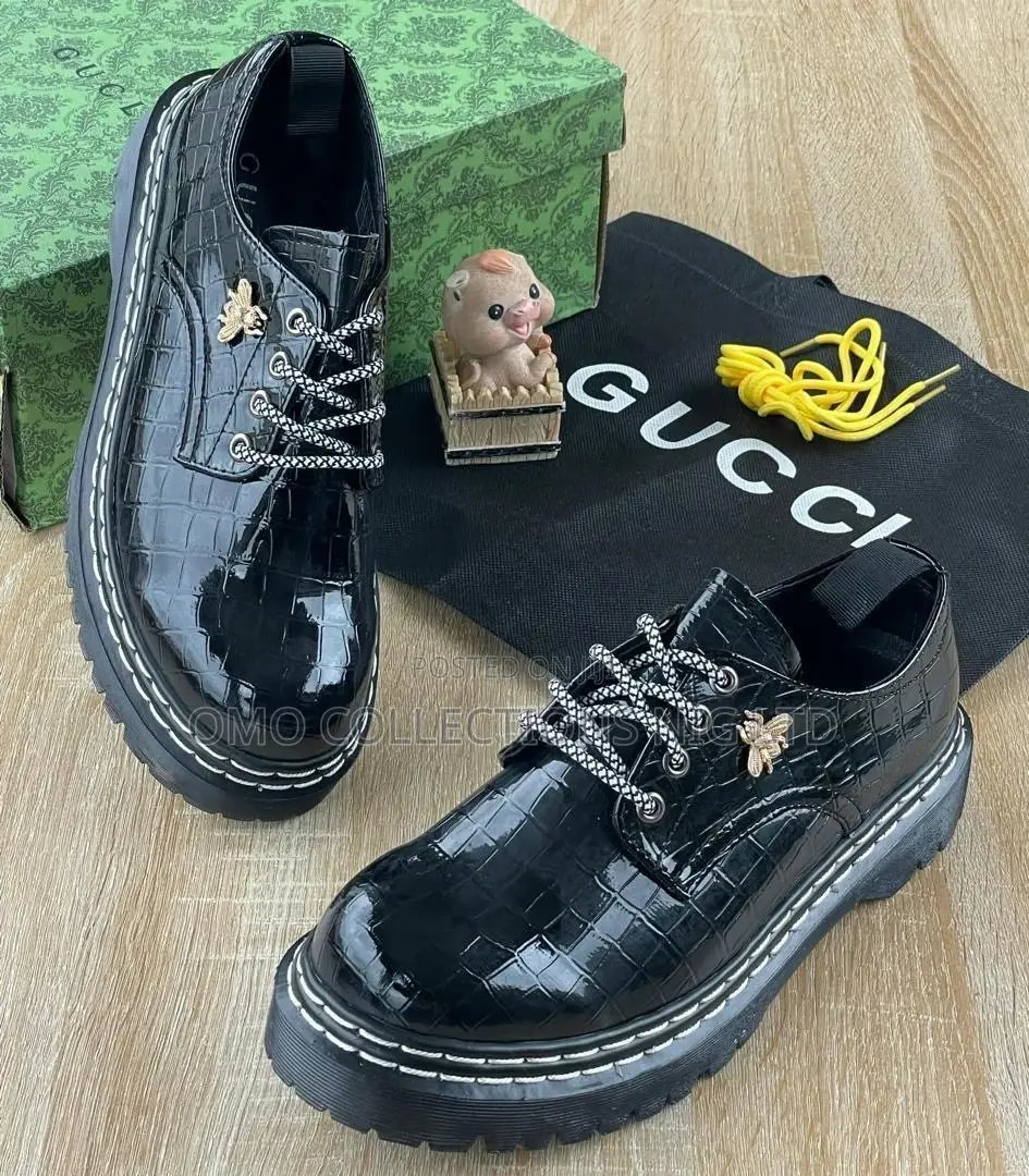 Luxury Gucci Leather Men’S Shoes – Fully Boxed