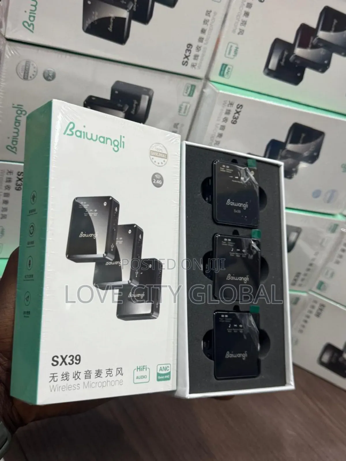 Sx39 Dual Anc Baiwangli Microphone 3in1 Receiver iPhone,Type C, Camera