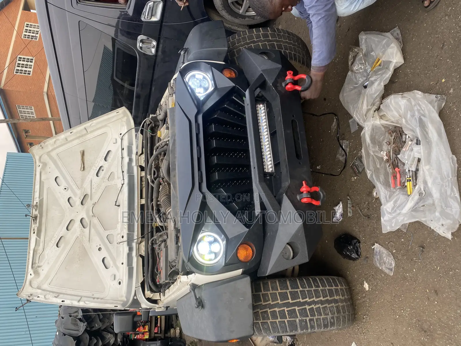 Jeep Wrangler Off-Road Body Kit Facelift Upgrade Assembly