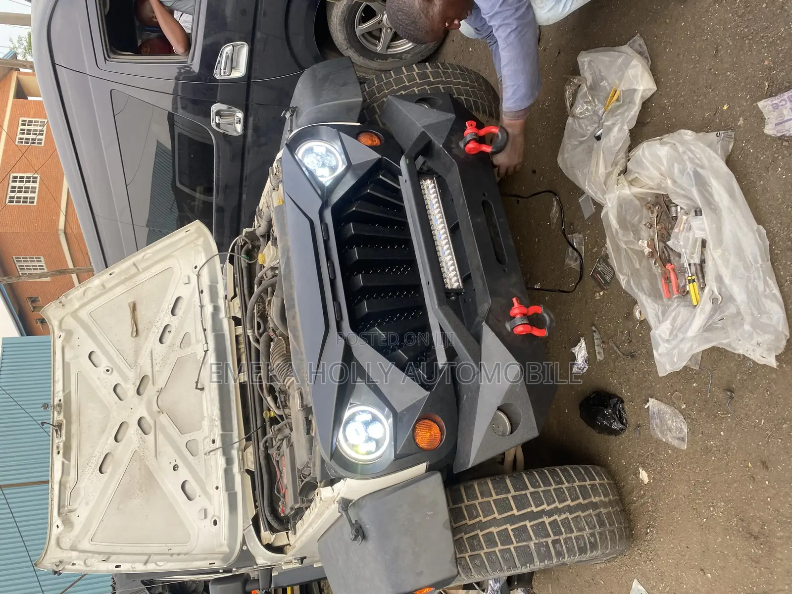Jeep Wrangler Off-Road Body Kit Facelift Upgrade Assembly