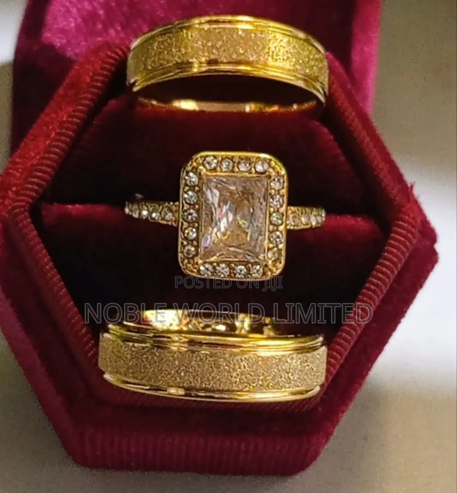 Glowing Proposal/Wedding Rings Gl 6
